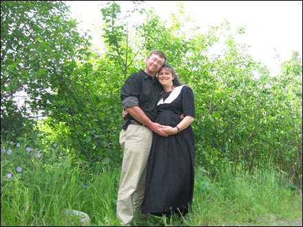 Elishaba with her husband, Mathew Speckels