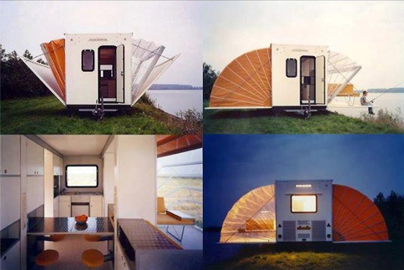 Alberto Rosselli's Expandable Living Container.