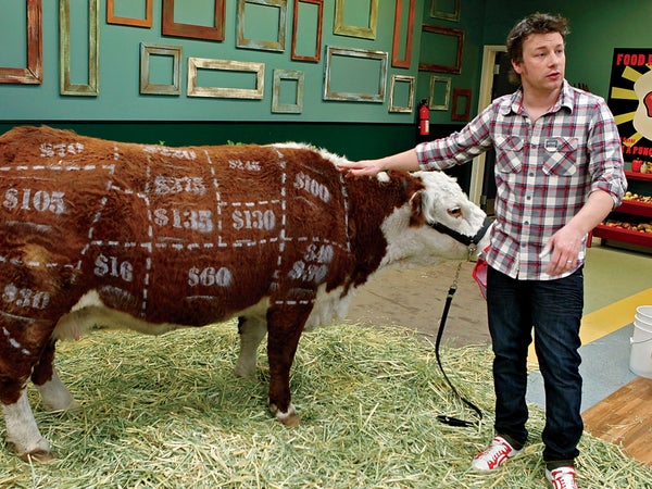 Chef Jamie Oliver during the second season of 'Food Revolution.'