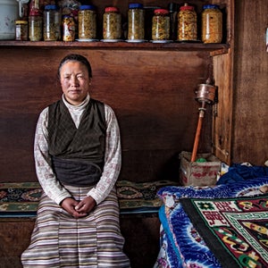 Lhamu Chhiki, widow of Chhewang Nima, who died on Everest in 2010 while working for a private expedition.