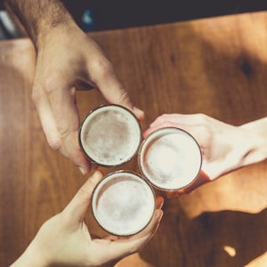 Beer Glass Glass Happy Holiday Toast beer event joy