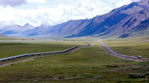 Alaska USGS assessments energy landscape oil pipeline