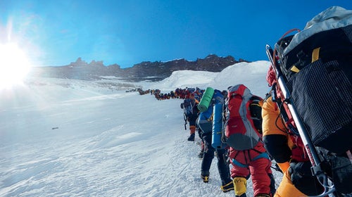 Mount Everest climbers Sherpas Nepal guides mountaineering