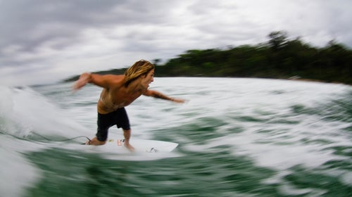 Panama surfing swell outside photography
