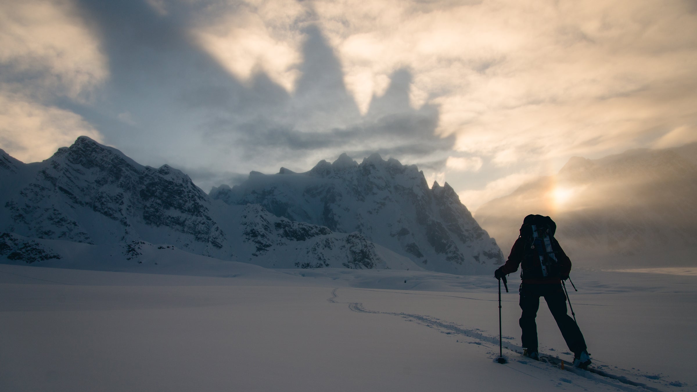 Alaska Basecamp Denali Glacier Camping Glaciers Gorge Holbrook Howell McLean Mountaineering Ruth Ski