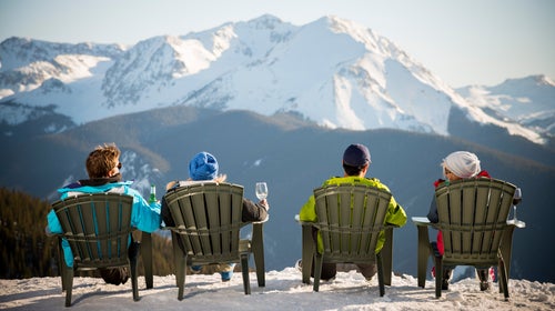 Apres Aspen Mountain Dan Bayer Dining Group sun Sundeck sunny Sunset sunshine View