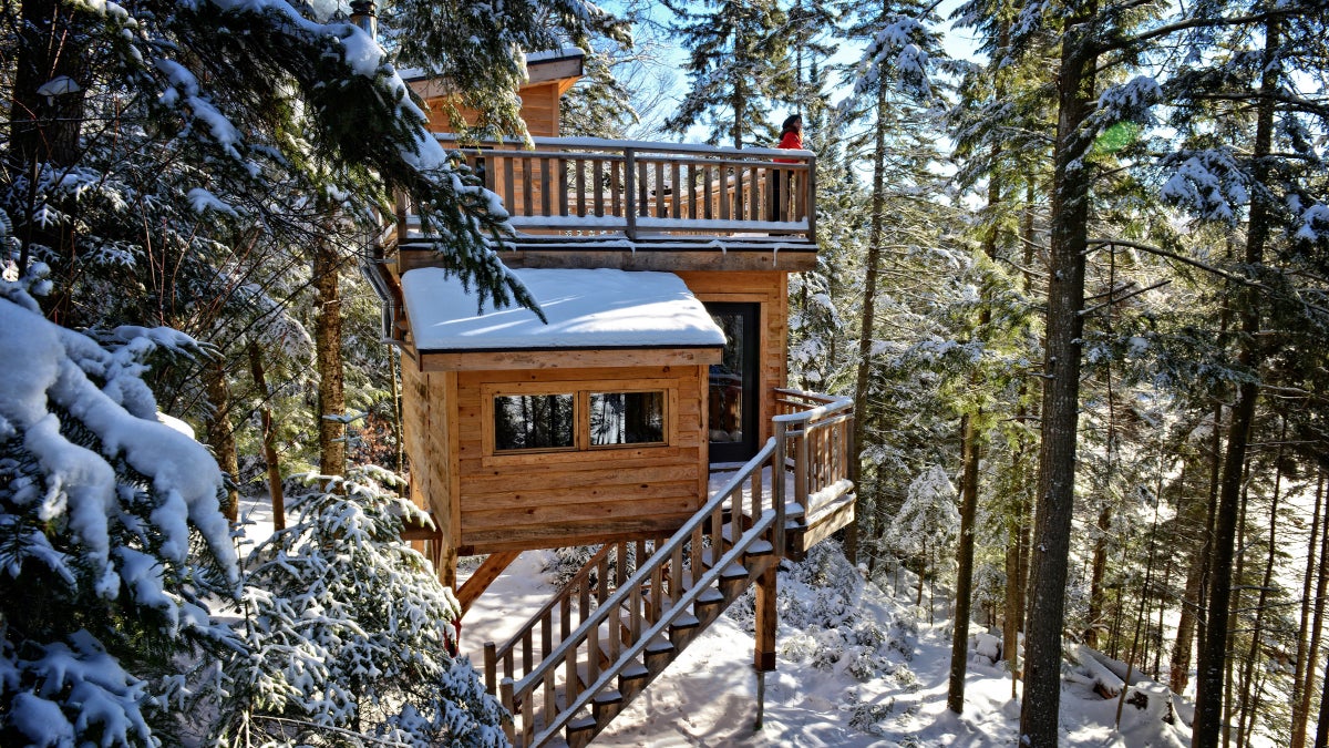 These Treehouses Are Even Better in Winter