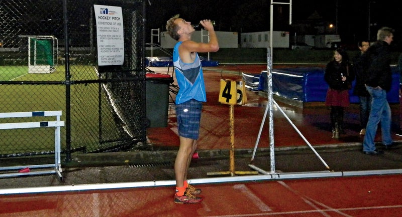 josh harris beer outside beer mile alcohol running fitness events