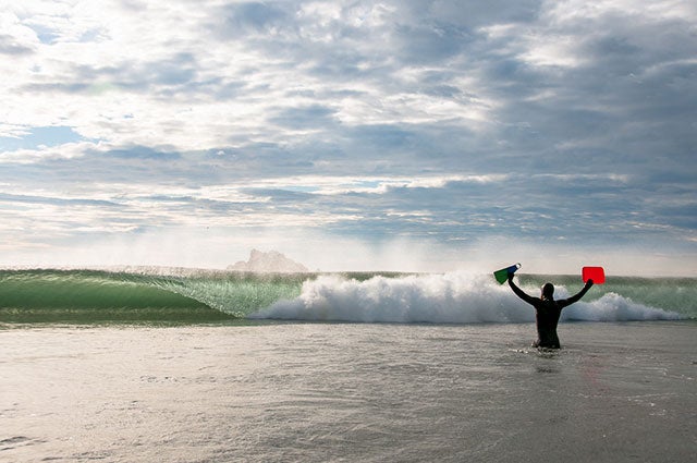 Keith Malloy, ready to bodysurf