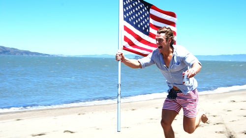 american flag fourth of july tailgaiting independence day chubbies shorts 'mericas beach patriotism july fourth 7/4 america united states of america outside outside magazine outside online