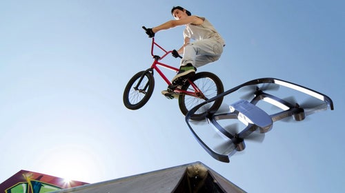 flyr1 drone action camera technology