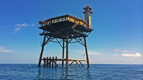 Explore.org Frying Pan Tower tech talk outside outside magazine outside online gear shed coast guard light station Charlie Annenberg Weingarten Adam Popescu