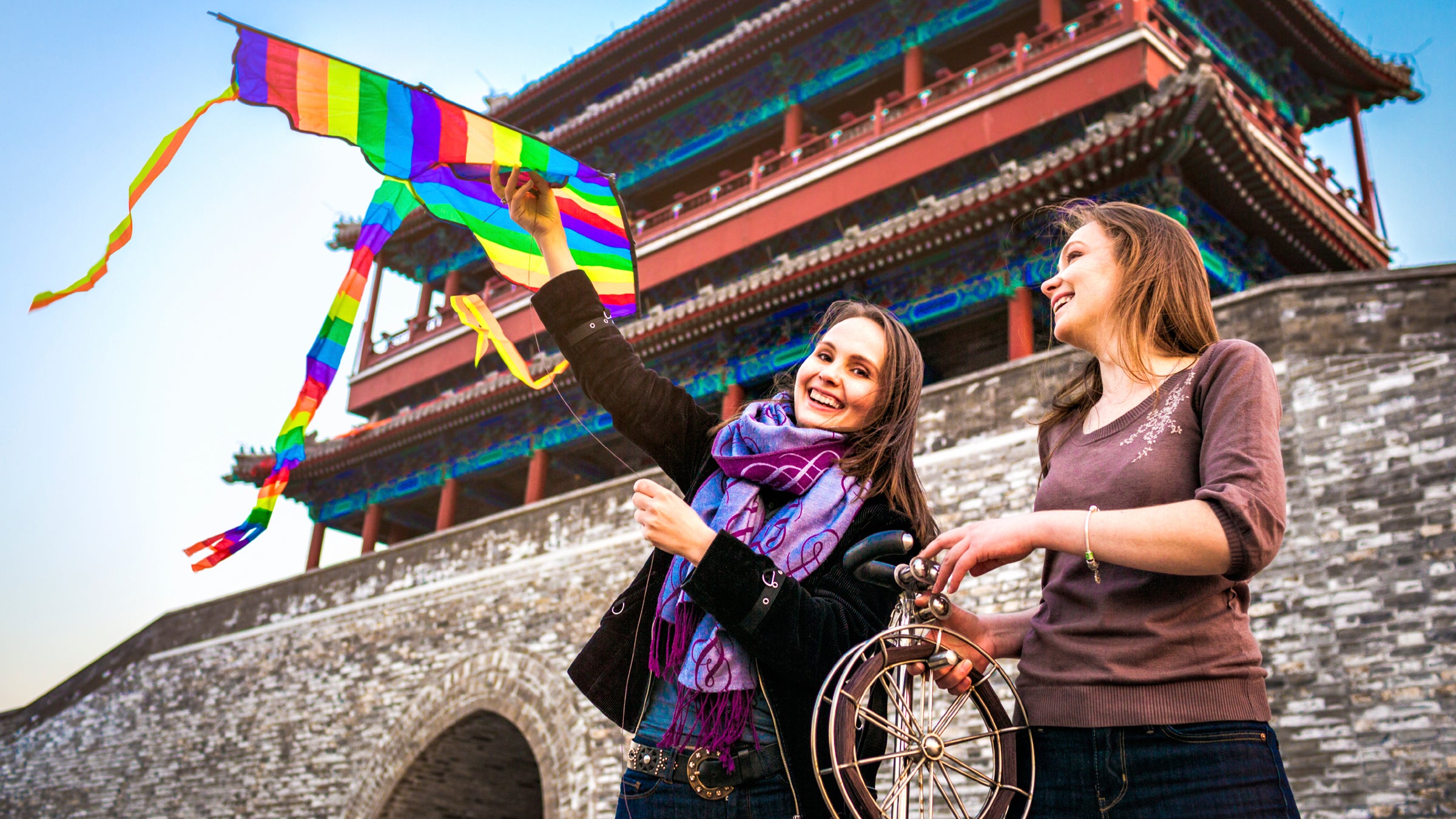 outside outside magazine outside online katie arnold gear girl winter travel gear travel gear carry-on essentials lululemon power date dress SON-R Flex slip-ons beijing kites