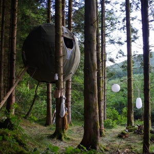 Luminair tree tent outside covet camping walden thoreau