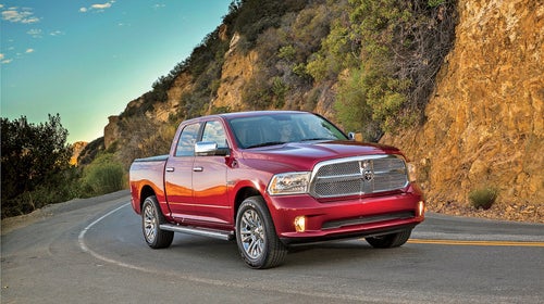 ram 1500 ecodiesel crew cab 4x4 cars trucks autos outside