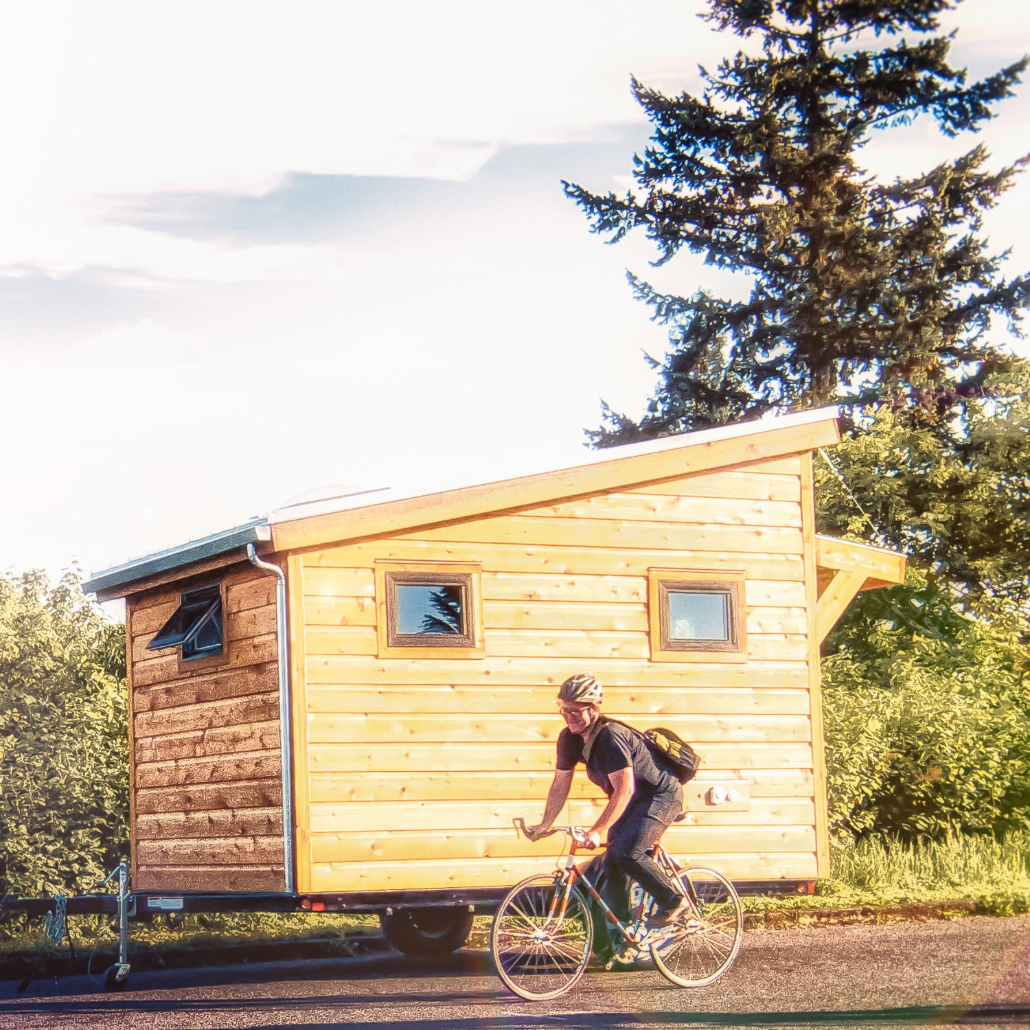 shelterwise salsa box tiny house tiny home outside covet Portland oregon