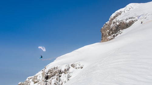 speed fly ski parachute