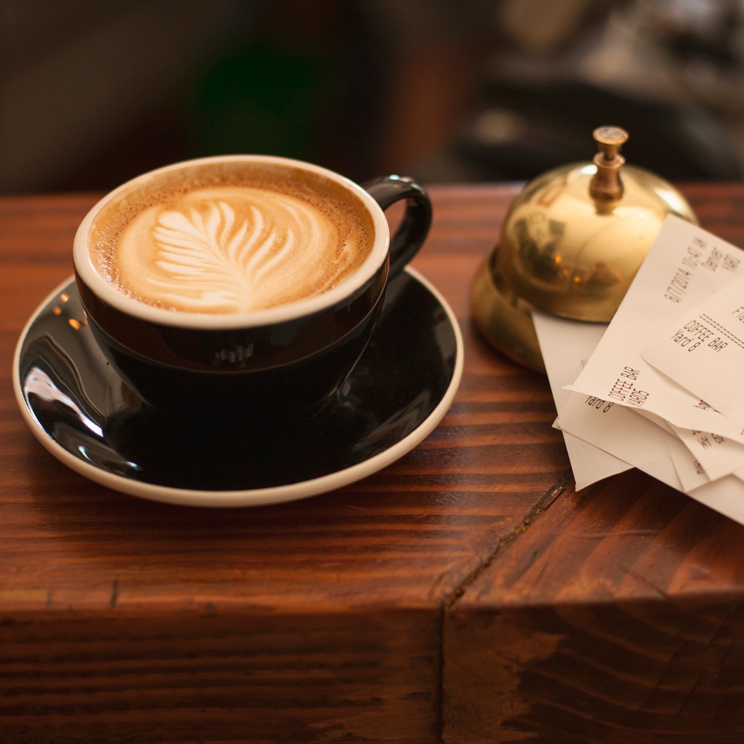 Denim flat white, cortado, coffee cups