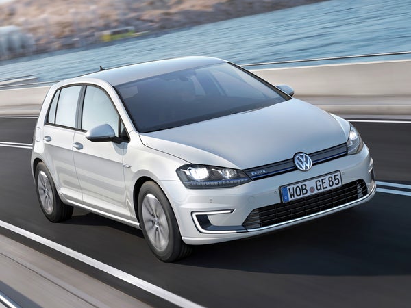 volkswagen e golf cars autos electric car