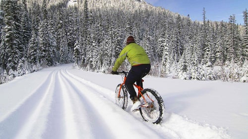 winter biking outside online commuting