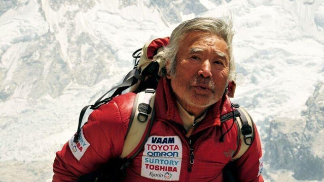 Yuichiro Miura everest climbing oldest