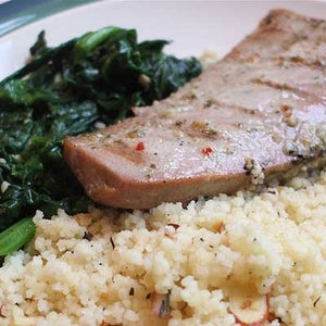 ahi tuna dinner