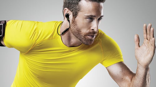 Jabra sport pulse wireless earbuds ekg heart rate heartbeat outside covet