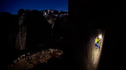 Night Yosemite National Park El Capitan headlamp free climb Dawn Wall Dawn Wall 2014 Dawn Wall 2104 dawn wall 2015