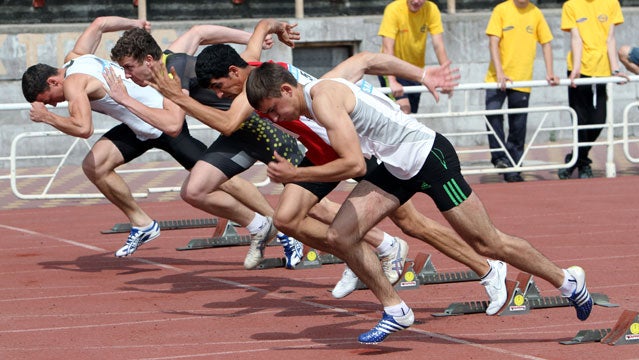 How can I improve my time in the 40-yard-dash?