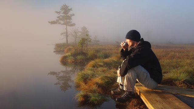 How can I stay properly hydrated when backpacking?