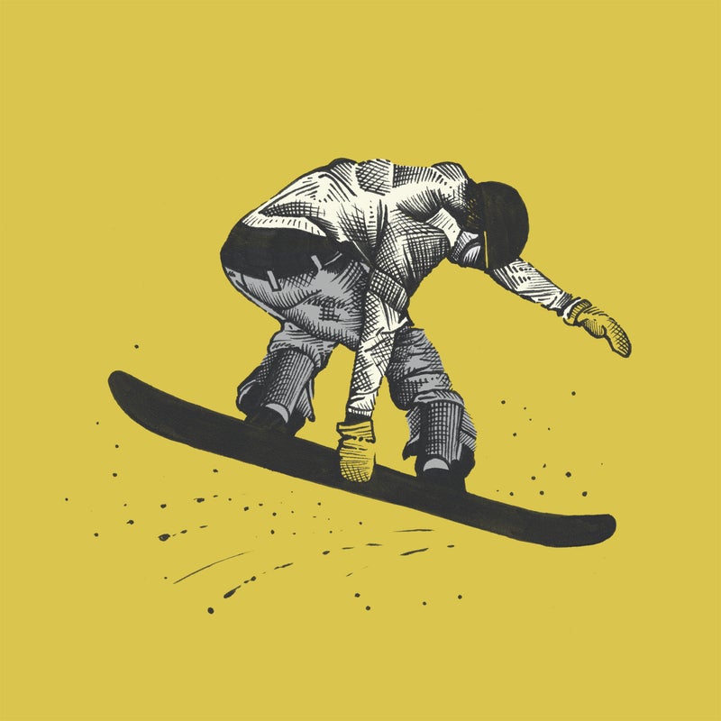 jones snowboards mountain surfer snowboard gear winter perfect things outside illustrations