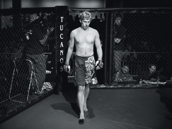 Cage Fight Ryan Krough UFC Ultimate fight outside outside magazine that which does not kill you Zero to Hero