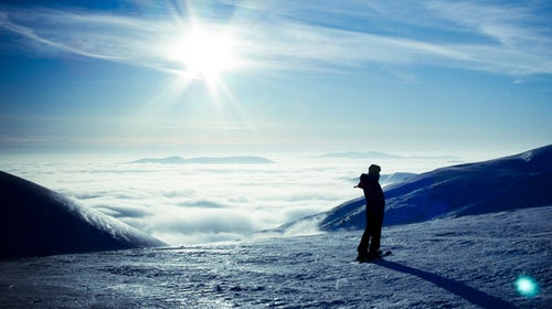 Be prepared for that sun when you're on the mountain.