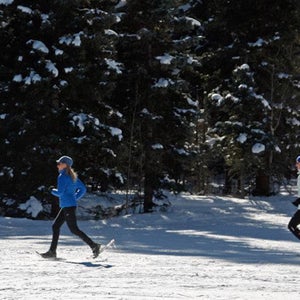 Florida resident Ceal Muldoon trains at the Enchanted Forest XC Ski and Snowshoe Area in Red River, New Mexico.