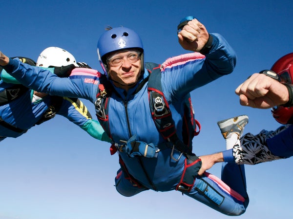 will palmer outside magazine zero to hero above-average joes skydiving
