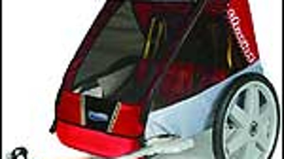 What bike trailer can carry a golden retriever?