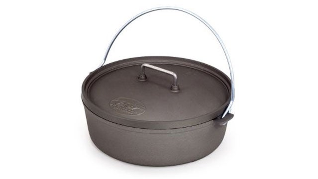 GSI 12-Inch Hard Anodized Dutch outside gear guy bob parks dutch ovens camping ovens