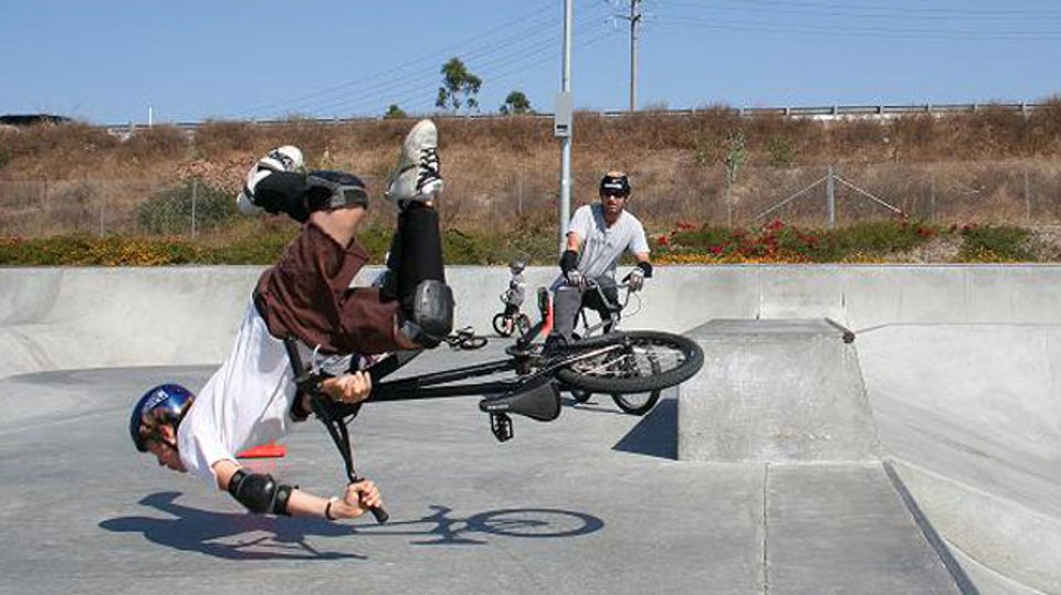 How can I get into clipless pedals without falling on my face?