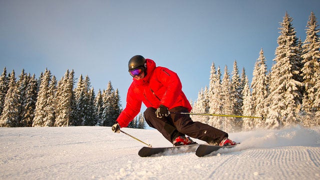 winter skiing