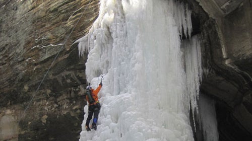 Ice climbing