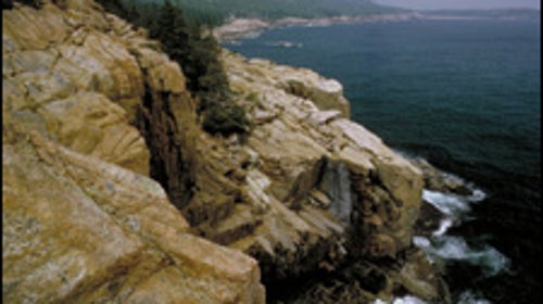 Acadia National Park's rocky coastline, Maine