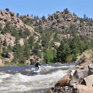 stand-up paddleboard whitewater river colorado