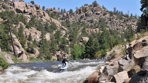 stand-up paddleboard whitewater river colorado
