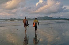 Surfers in Costa Rica