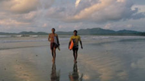 Surfers in Costa Rica