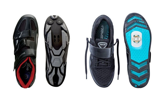 The Teva Pivot and Shimano SH-XC30