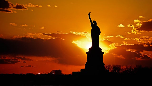 staten island ferry water sunsets