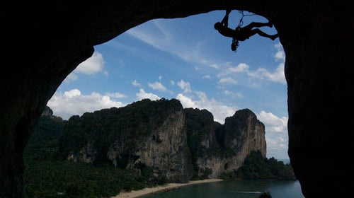 Climbing Railay Bay