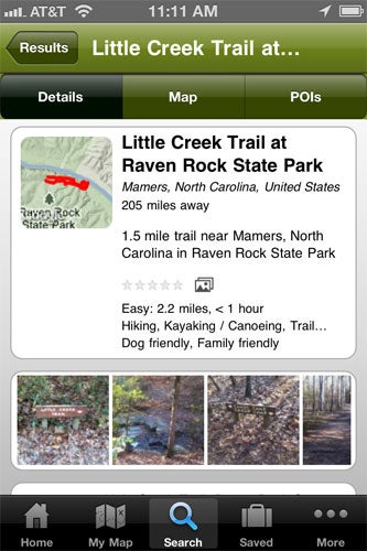 EveryTrail app