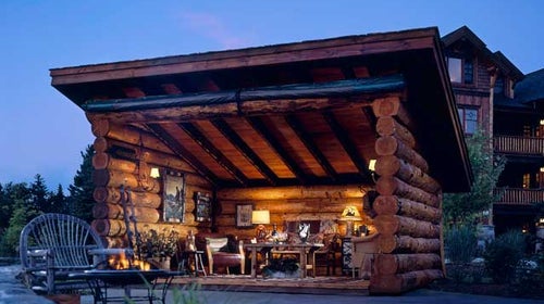 Whiteface Lodge's lean-to